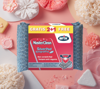 ARIX SPUGNA MASTERCLEAN SILVER PAD ANTIGRAFFIO 2+1PZ ART.122214