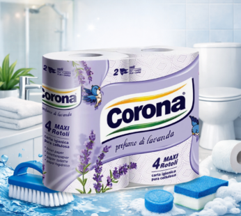 CORONA CARTA IGIENICA PROFUMA LAVANDA 4PZ