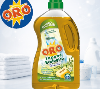 ORO LAVATICE 2 LITRI 40LAVAGGI SAPONE ECOLOGICO