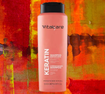 VITALCARE SHAMPOO 500ML KERATIN OIL