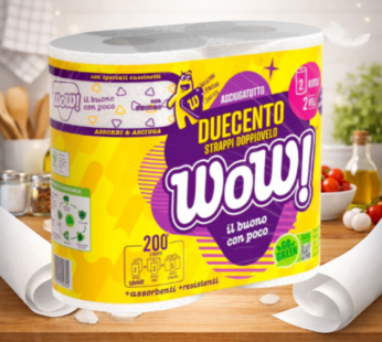 WOW ASCIUGATUTTO 2 ROTOLI