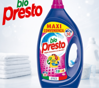 BIO PRESTO LAVATRICE 50LAVAGGI COLOR