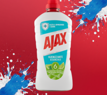 AJAX PAVIMENTI 1 LITRO IGIENIZZANTE ESSENZIALE LIMONE