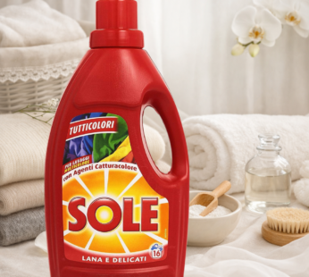 SOLE BUCATO A MANO 16LAVAGGI 1 LITRO CAPI COLORATI