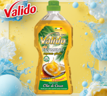 VALIDO PAVIMENTI 125 LITRI GEL SAPONE GIALLO