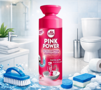 AIRFRESH PINKPOWER SCHIUMA ATTIVA 400ML
