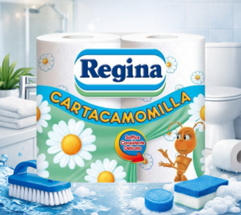 REGINA CARTA IGIENICA 4PZ CAMOMILLA
