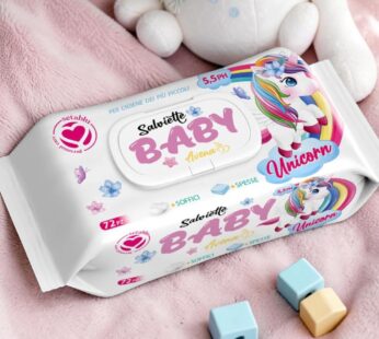 SETABLU SALVIETTINE BABY 72PZ UNICORN
