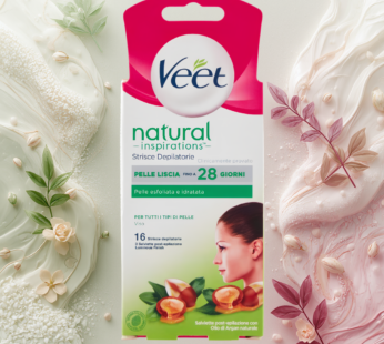 VEET STRISCE DEPILATORIE VISO NATURAL 16PZ