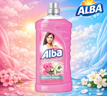 ALBA PAVIMENTI 1 LITRO ROSA & VANIGLIA