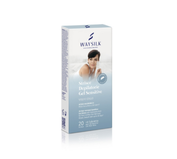 WAYSILK STRISCE DEPILATORIE VISO SENSITIVE 20PZ