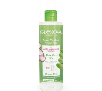 GLENOVA ACQUA MICELLARE 400ML ACIDO IALURONICO