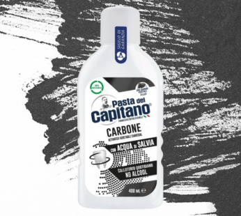PASTA DEL CAPITANO COLLUTORIO 400ML CARBONE