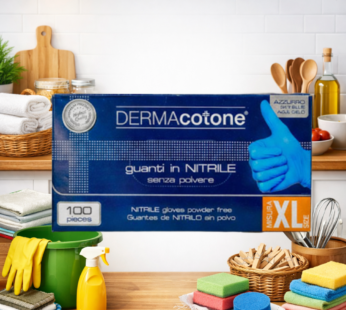 DERMACOTONE GUANTI BLU NITRILE 100PZ TG.XL