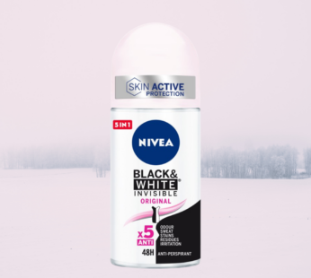 NIVEA DEO ROLL-ON 50ML BLACK & WHITE ORIGINAL