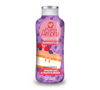 PURO AMORE BAGNOSCHIUMA 650ML CHEESCAKE FRUTTI DI BOSCO