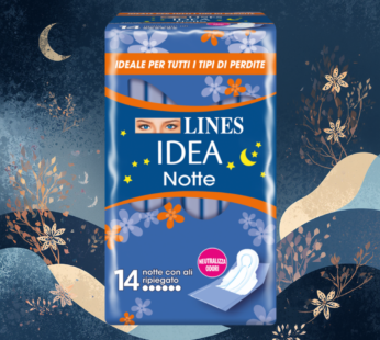 LINES IDEA NOTTE ASSORBENTI RIPIEGATI 14PZ