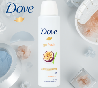 DOVE DEO SPRAY 150ML PASSION FRUIT