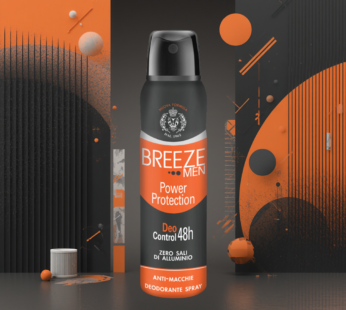 BREEZE DEO SPRAY 150ML MEN POWER PROTECTION
