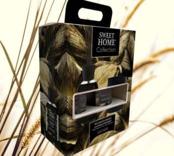 SWEET HOME CONF. PROFUMATORE BACCHETTE 100ML + CANDELA NOIR