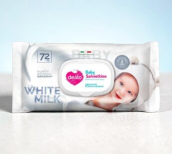 DEALO SALVIETTINE BABY X72 MILK ART.12105