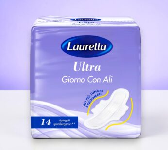 LAURELLA ART.01011.1 ASSORBENTI ULTRA GIORNO CON ALI RIPIEGATI 14PZ