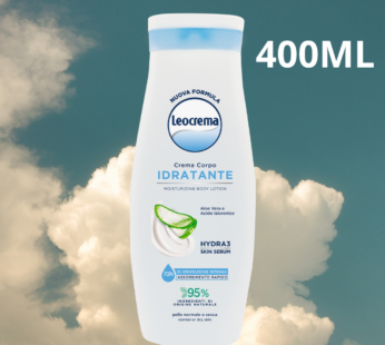 LEOCREMA CREMA CORPO FLUIDA 400ML IDRATANTE