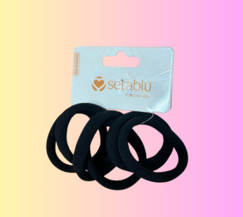 SETABLU ELASTICO DEBORA 6PZ NERO