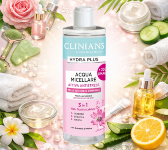 CLINIANS ACQUA MICELLARE 400ML ATTIVA ANTISTRESS