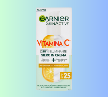 GARNIER SKIN ACTIVE SIERO IN CREMA ANTIMACCHIA VITAMINA C SPF25 50ML