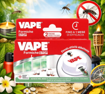 VAPE INSETTICIDA ESCA FORMICHE X 2