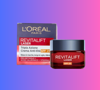 LOREAL REVITALIFT LASER TRIPLA ZIONE CREMA ANTI ETA SPF25 50ML