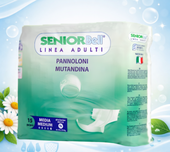 SENIOR BELL PANNOLONI MUTANDINA TG.M 15PZ