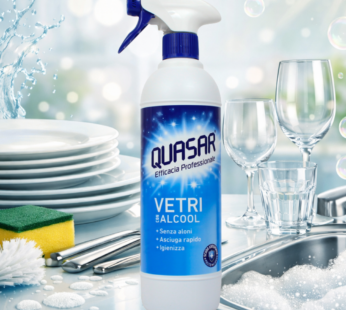 QUASAR SPRAY 580ML VETRI C/ALCOOL