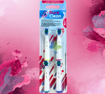 SETABLU TESTINE SPAZZOLINO ELETTRICO 4PZ PURE CLEAN
