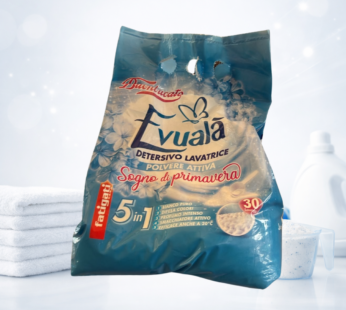 EVUALA  DETERSIVO IN POLVERE SOGNO DI PRIMAVERA 1,5KG
