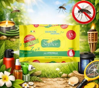 SOFFICE SALVIETTA ANTIZANZARA 15PZ