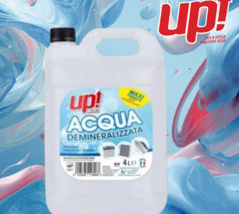 UP ACQUA DEMINERALIZZATA 4LT