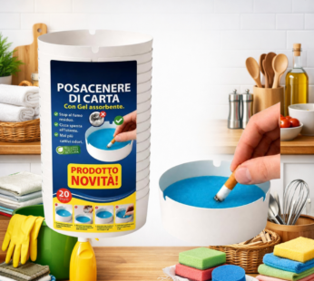 MOVIDA POSACENERE CARTA 9,5DM 20PZ