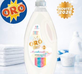 ORO LAVATRICE 2,2 LITRI 48LAVAGGI 50ANNI MARSHMALLOW