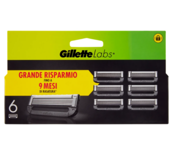GILLETTE RIC.LABS X6