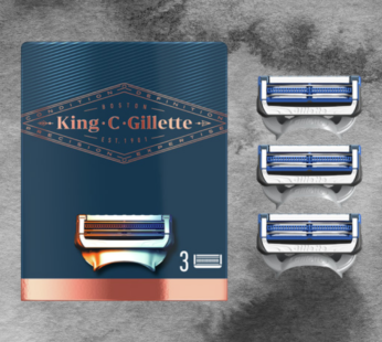 GILLETTE KING LAMETTE PER RASOIO 3PZ