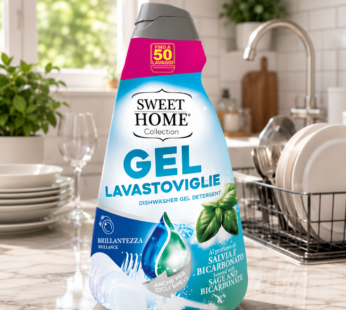 SWEET HOME LAVASTOVIGLIE GEL 1LT BICARBONATO