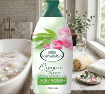 L ANGELICA BAGNOSCHIUMA 500ML CANAPA&ROSA