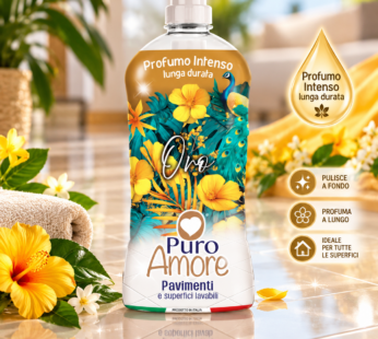 PURO AMORE LAVAPAVIMENTI 1LT ORO