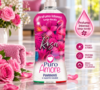 PURO AMORE LAVAPAVIMENTI 1LT ROSA