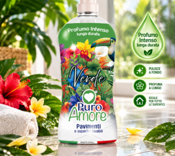 PURO AMORE LAVAPAVIMENTI 1LT VERDE