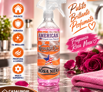 AMERICAN SPRAY TUTTOFARE 600ML ROSA NERA