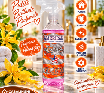 AMERICAN SPRAY TUTTOFARE 600ML YLANG YLANG