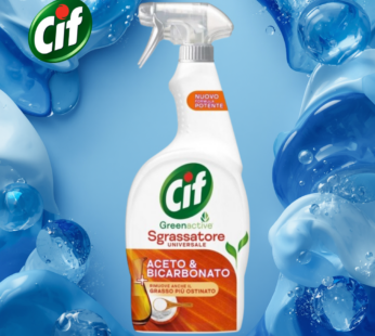 CIF SPRAY GREEN SGRASSATORE UNIVERSALE 650ML ACETO E BICARBONATO